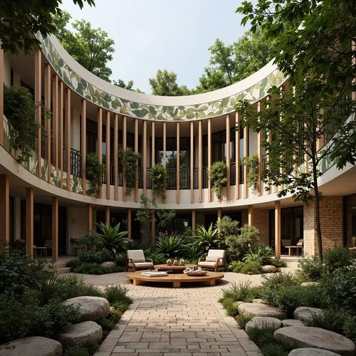 Monastery Art Nouveau Style Building Architecture Design Ideas