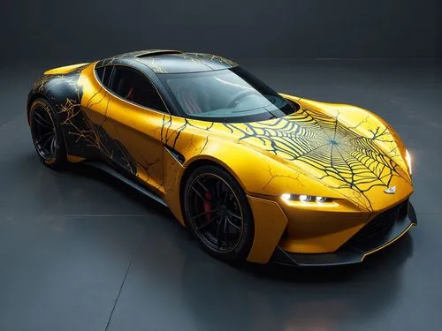this is the most amazing futuristic car in the world,gold paint stroke,bumblebee,vitesse,yellowjacket,nissan gtr,bumble bee,hamann,pudiera,gold lacquer,kryptarum-the bumble bee,sportiva,electric sport