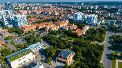 A modern city with all very complete urban facilities refers to a city that is well-equipped with advanced infrastructure and amenities to cater to the needs of its residents. This includes features l
