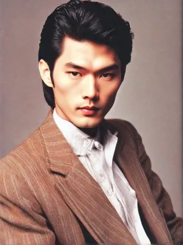 80s portrait,choi kwang-do,janome chow,samcheok times editor,handsome model,songpyeon,miyeok guk,asian semi-longhair,han thom,luo han guo,jin deui,male model,korean won,han bok,kai yang,korean drama,m