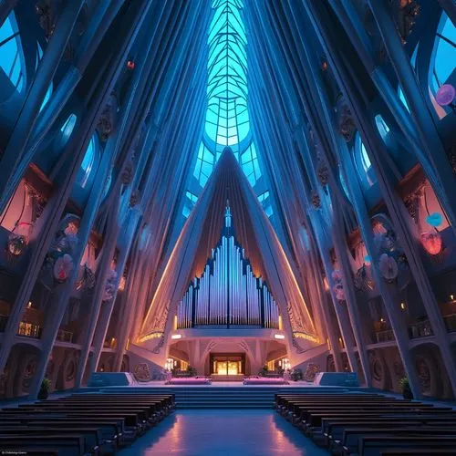 Metabolism Style Churches with Corrugated Iron Material Design Ideas