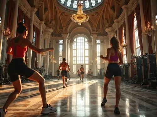 Gymnasium Neoclassicism Style Architecture Design Ideas