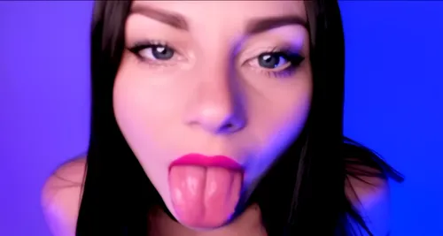 laughter,tongue,pop art woman,licking,blue background,pop art girl,seizure,nostril,pop art background,render,tongue out,licked,pop art effect,teenybopper,tonguing,deformations,tongues,distort,oral,ren