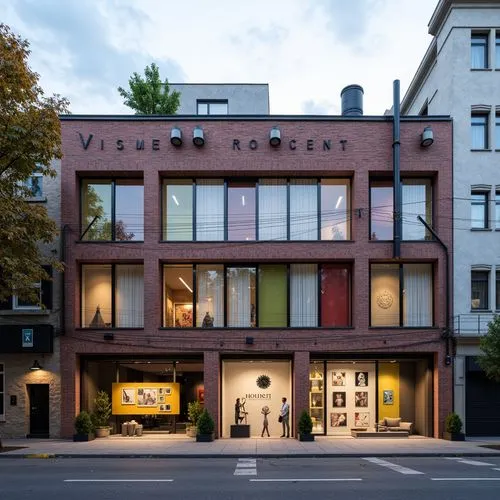 Bauhaus Style Visual Arts Center Architecture Design Ideas