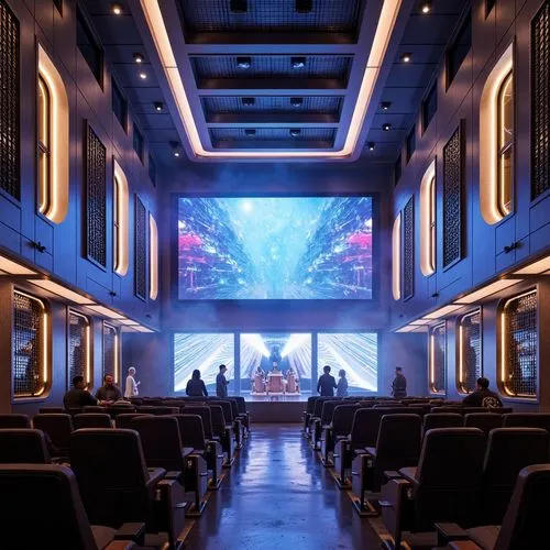 Canyon Deconstructivism Style Theater Design Ideas