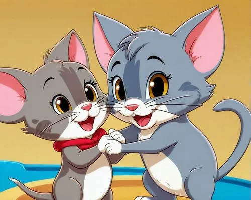 tom and jerry cartoon scene,two cartoon mice in a heart shape with one holding the other,cute cartoon image,mouses,love couple,mousey,baby rats,mousy,cute cartoon character,cute animals,cat and mouse,
