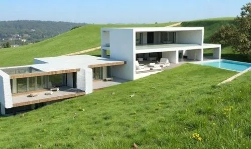 house residencial en Jujuy,modern house,cube house,cubic house,grass roof,dunes house,jujuy