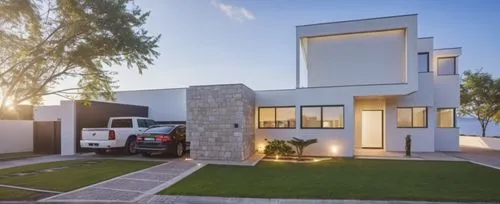 Arquitectura moderna, con detalles de elegancia y calidez,this modern, home looks like the modern design is almost finished,modern house,fresnaye,modern architecture,cube house,vivienda,landscape desi