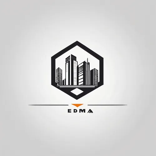 a minimalist logo Logo for EDMA on the topic of building constructions,logodesign,umeda,meta logo,ktm,logo header,futura,dribbble logo,construction company,flat design,social logo,cinema 4d,kampala,br