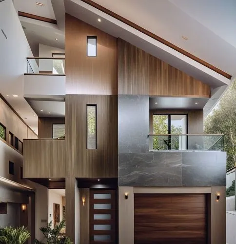 modern house with stairs and wooden walls,prefab,prefabricated,modern house,residential property,residential,interior modern design
