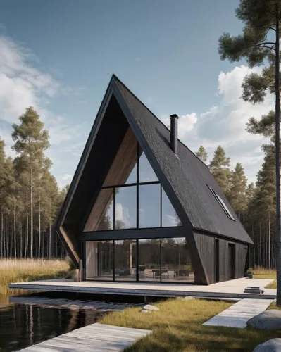 house in the forest,inverted cottage,timber house,cubic house,wooden house,the cabin in the mountains,summer house,danish house,small cabin,dunes house,folding roof,forest chapel,modern architecture,f