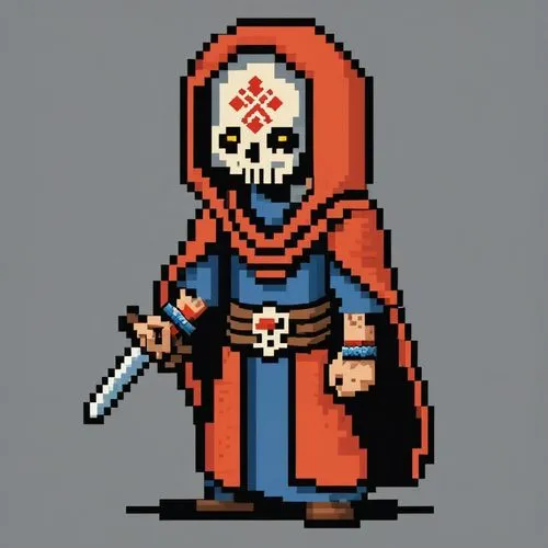 Pixel Art,necromancer,cultist,pixel art,lich,skeletor,cleric,skelemani,grimjack,shopkeeper,occultist,grim reaper,destro,grimm reaper,paizo,taskmaster,pixelgrafic,eternia,eradicator,aesulapian staff,ua