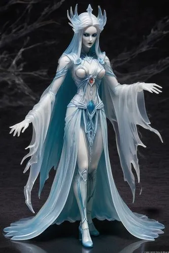  Action Figure， Full body,ice queen,lilandra,blue enchantress,the snow queen,white rose snow queen,winterblueher,suit of the snow maiden,angel figure,adere,saturnyne,undine,elona,ororo,vax figure,ethe
