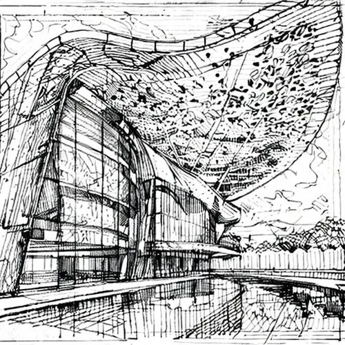 futuristic architecture,glass facade,planetarium,sky space concept,futuristic art museum,glass building,wireframe,wireframe graphics,architect plan,archidaily,glass facades,panoramical,kirrarchitectur