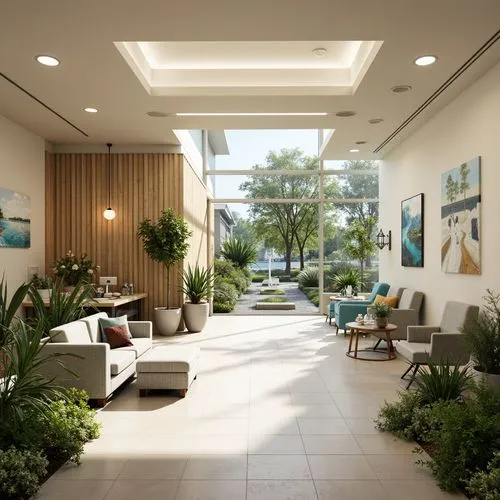 Streamline Moderne Style Healthcare Center Architecture Design Ideas