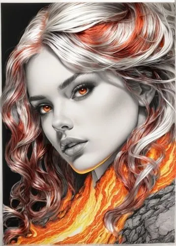  тёмно огненный цвет волос,Woman - Fire,burning hair,fire siren,fireheart,flame spirit,fire angel,firehawk,flamebird,fiery,seelie,behenna,ifrit,etain,fire eyes,hellstrom,aflame,flame of fire,inviolate
