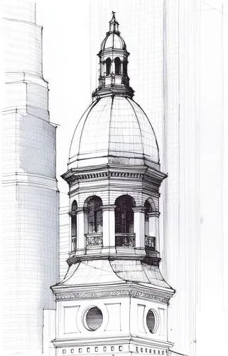 Cúpula,borromini,hawksmoor,cupolas,cupola,rotundas,steeples,line drawing,santa maria della salute,underdrawing,baldacchino,roof domes,tempietto,smolny,berczy,capitols,sheldonian,lothbury,disegno,dome,