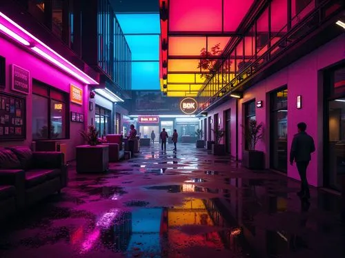 neon arrows,neon coffee,neon ghosts,neon lights,cyberpunk,colored lights,neon light,neon,neon candies,vapor,alley,neons,alleyway,bladerunner,neon drinks,colorful city,cyberscene,ultraviolet,arcade,neon tea