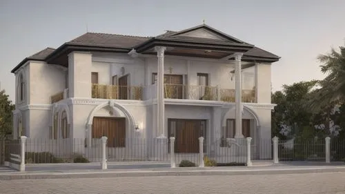 3d rendering,model house,residential house,private house,house facade,villa balbiano,villa,residence,holiday villa,two story house,house front,old town house,render,wooden facade,gold stucco frame,house hevelius,house for sale,exterior decoration,facade painting,traditional house,Commercial Space,Restaurant,Mediterranean Arch