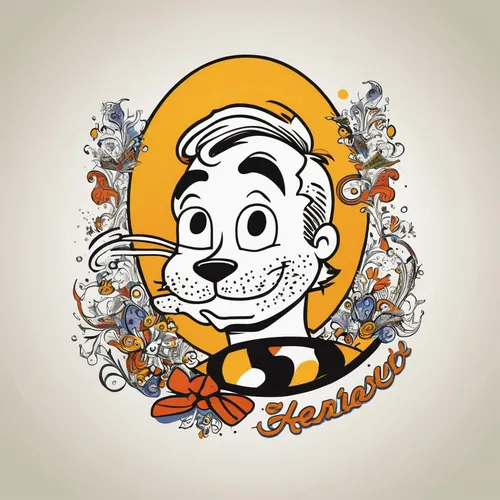 Design a unique and memorable brand logo,retro 1950's clip art,geppetto,pomade,popeye,harvey wallbanger,medicine icon,vector image,agua de valencia,calaverita sugar,mascot,popeye village,pinocchio,hal