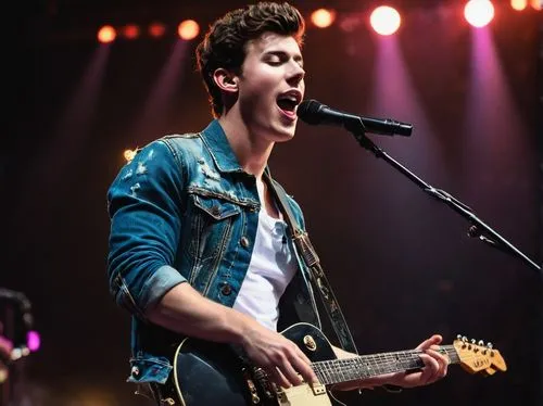 the guitar,playback,playing the guitar,concert guitar,edit icon,microphone stand,rocker,rockstar,jonas brother,jacob,guitarist,guitar,guitar pick,singing,denim jacket,electric guitar,microphone,quiff,nicholas,jean jacket,Photography,General,Fantasy