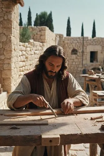 jeshua,restorers,man praying,emmaus,stonemasons,yeshua,Photography,General,Cinematic