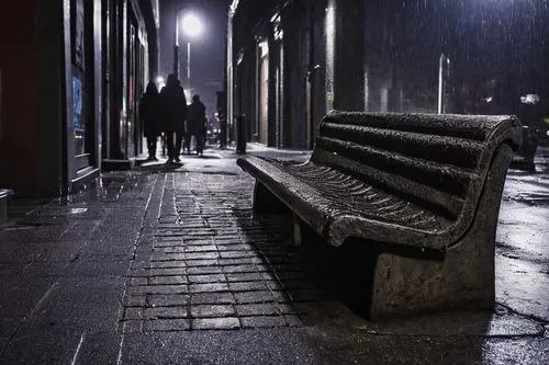 man on a bench,bench,benches,chair and umbrella,unsheltered,red bench,loneliness,stone bench,wooden bench,streetside,veilleux,park bench,sidewalk,night photography,homelessness,streetlife,streetcorner,vagrancy,loiter,bedposts,Illustration,Abstract Fantasy,Abstract Fantasy 09