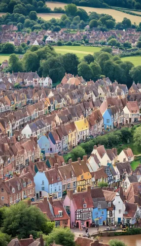 row of houses,east budleigh,lavenham,shaftesbury,dorset,houses,cottages,sussex,houses clipart,essex,exmoor,housing estate,cambridgeshire,robin hood's bay,england,blocks of houses,yorkshire,townscape,suffolk,north yorkshire,Conceptual Art,Fantasy,Fantasy 24