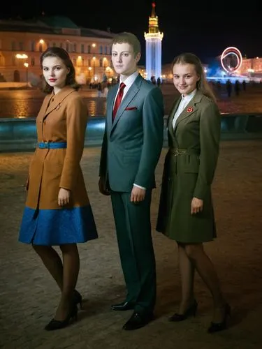 lubyanka,leningrad,model years 1958 to 1967,photo session at night