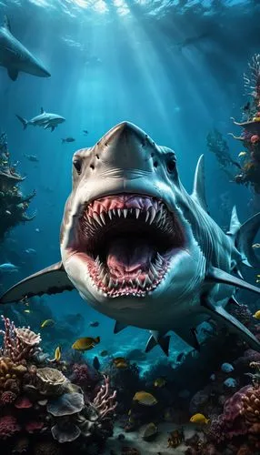 requin,megalodon,carcharodon,ijaws,great white shark,temposhark,Photography,General,Fantasy