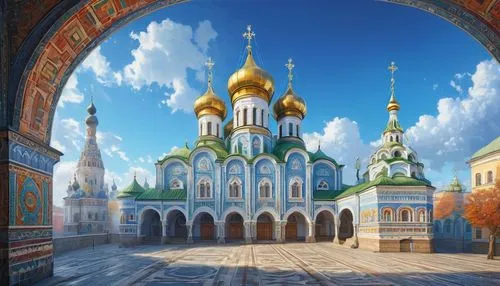 saint basil's cathedral,russland,loskov,lavra,eparchy,sergiev,the red square,russian folk style,smolny,russie,red square,sestanovich,mavrodin,spasskaya,russia,rusia,sergiyev,basil's cathedral,ukraine,moskow,Illustration,Realistic Fantasy,Realistic Fantasy 28