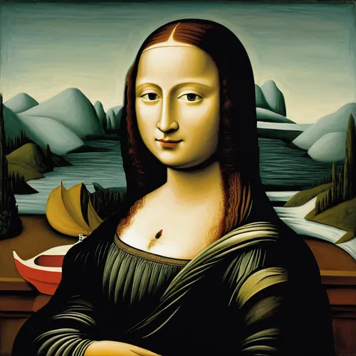 mona lisa,the mona lisa,leonardo da vinci,woman holding pie,lacerta,woman sitting,portrait of a woman,italian painter,vinci,woman holding a smartphone,bellini,florentine,woman drinking coffee,portrait of christi,woman's face,portrait of a girl,botticelli,woman with ice-cream,renaissance,painting technique,Art,Artistic Painting,Artistic Painting 02