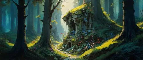 fairy forest,elven forest,mirkwood,enchanted forest,the forest,forest of dreams