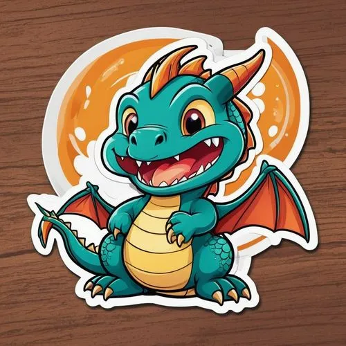 charizard,dragon design,dragon li,dragon,vector illustration,draconic,sticker,clipart sticker,painted dragon,fire breathing dragon,wyrm,dragon lizard,dragon fire,a badge,vector design,dragon of earth,mascot,green dragon,vector graphic,stickers,Unique,Design,Sticker