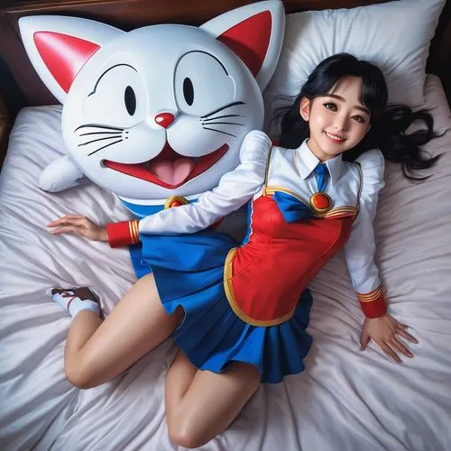 fumie,nyan,pillow,neko,tamako,miao,Conceptual Art,Fantasy,Fantasy 21