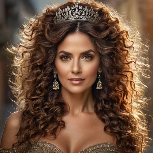 mulher bonita, cabelo castanho, olhos castanhos, rainha com coroa, loira com cabelos ondulados. Idade 45 anos,krsmanovic,aramean,miss universe,bipasha,vaani,aliyeva,yanet,miss circassian,vergara,eleft