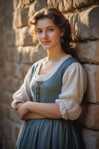 jane austen,girl in a historic way,a charming woman,young woman,princess anna,young lady,beautiful young woman,pretty young woman,vintage female portrait,bodice,portrait of a girl,isabella,elizabeth nesbit,cinderella,princess sofia,women's clothing,country dress,british actress,women clothes,romantic portrait,Art,Classical Oil Painting,Classical Oil Painting 26