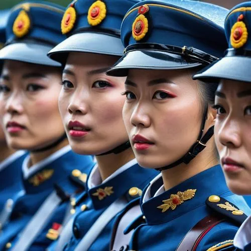 policewomen,police uniforms,plaaf,servicewoman,servicewomen,stewardesses,nkorean,militaires,vietnam,berets,gurkhas,korea,airmen,aircrew,gendarmes,pla,asiaticas,koreans,policewoman,peacekeepers,Photography,General,Realistic