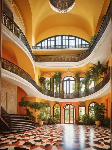 hall of nations,hotel nacional,atriums,atrium,glyptotek,konzerthaus berlin,rotunda,cochere,paradores,schirn,mirogoj,kempinski,foyer,lobby,rotundas,hacienda,entrance hall,hotel hall,europe palace,villa cortine palace,Art,Classical Oil Painting,Classical Oil Painting 35