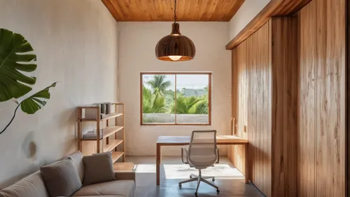 cabana,home interior,hallway space,tropical house,inverted cottage,bamboo curtain,seminyak,modern decor,contemporary decor,modern room,wooden windows,bamboo plants,room divider,3d rendering,smart home