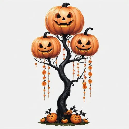 halloween vector character,halloween travel trailer,halloween pumpkin gifts,halloween icons,halloween bare trees,halloween background,Illustration,Abstract Fantasy,Abstract Fantasy 11