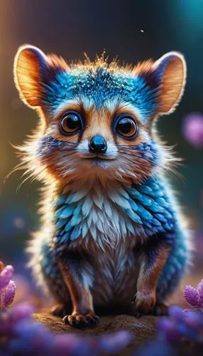 ori-pei,color rat,squirell,knuffig,hedgehog,dormouse,hedgehog child,tamarin,scandia gnome,fantasy portrait,cute animal,cute cartoon character,mouse lemur,anthropomorphized animals,merlin,little fox,amur hedgehog,cg artwork,3d fantasy,fairy tale character,Photography,General,Commercial