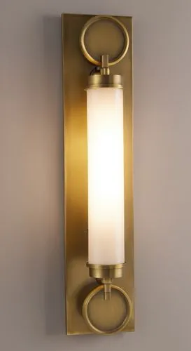 wall sconce finish in antique brass,a gold wall light mounted on a wall,wall light,sconce,ensconce,wall lamp,sconces,ceiling light,Photography,General,Realistic