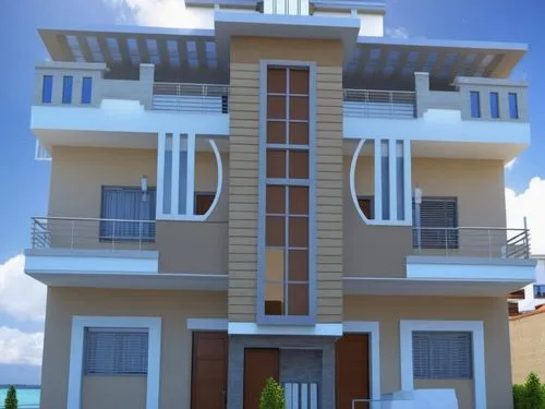 two story house,multistorey,residential house,gopuram,modern house,3d rendering,holiday villa,model house,puram,modern building,amrapali,sky apartment,house with caryatids,apartment building,residential building,small house,apartment house,condominia,residential tower,house front,Photography,General,Realistic