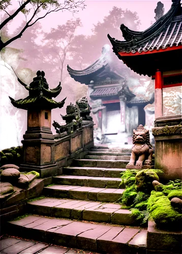 wudang,japanese shrine,teahouses,asian architecture,white temple,dazaifu,buddhist temple,qingcheng,qibao,yongshu,shrines,taoist,japan landscape,japanese background,daoism,sanshui,sesshin,shuozhou,japanese garden ornament,hall of supreme harmony,Art,Classical Oil Painting,Classical Oil Painting 38