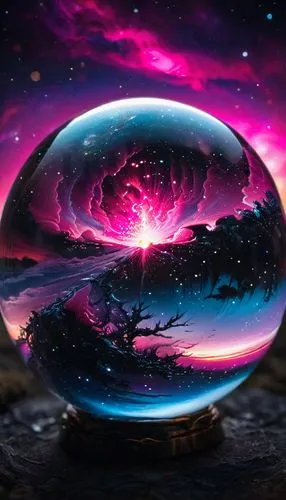 crystal ball-photography,glass sphere,crystal ball,orb,lensball,glass ball,little planet,swirly orb,frozen bubble,liquid bubble,360 °,crystal egg,supernova,dimensional,3d fantasy,vortex,nebula,alien world,alien planet,fantasy picture,Conceptual Art,Sci-Fi,Sci-Fi 12