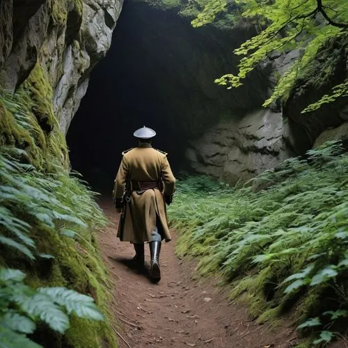 Die Szene beginnt damit, dass der Pfeifer von Hardt, eine geheimnisvolle und charismatische Figur, Georg an einen abgelegenen Ort im Wald führt. Die Umgebung ist düster und geheimnisvoll, was die Span