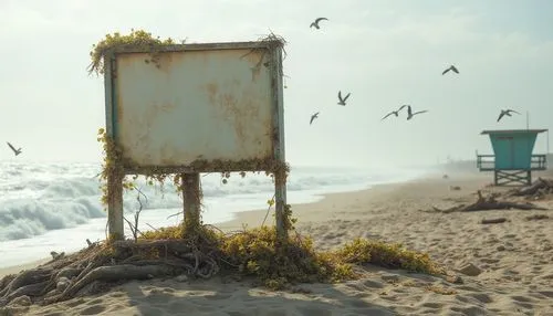 lifeguard tower,beach hut,flotsam,flotsam and jetsam,beach furniture,undertow,jetsam,rodanthe,beach scenery,seaspray,seaside country,beach chair,oceanfront,beachfront,beach erosion,outfall,outhouse,shipwrecked,photo manipulation,shorefront,Photography,General,Realistic