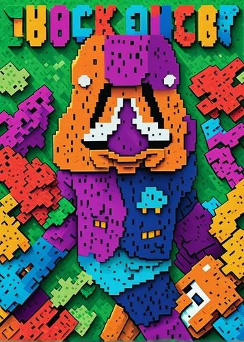 qbert,blokus,tinkertoy,tykerb,bicket,tinkertoys,Unique,Pixel,Pixel 03