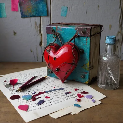 watercolor valentine box,valentine scrapbooking,wooden heart,painted hearts,heart shape rose box,love letters,stitched heart,heart balloon with string,love letter,hanging hearts,heart give away,heart shape frame,heart lock,love message note,guestbook,straw hearts,heart bunting,linen heart,colorful heart,message in a bottle,Illustration,Paper based,Paper Based 06